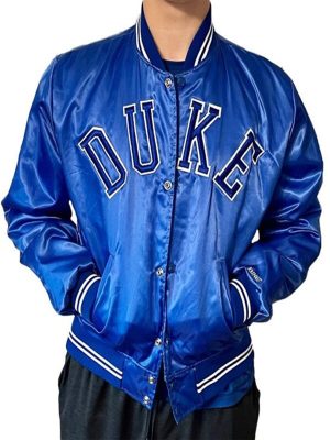 Vintage Duke Devils Blue Bomber Jacket