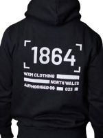 1864 Black Fleece Pullover Hoodie