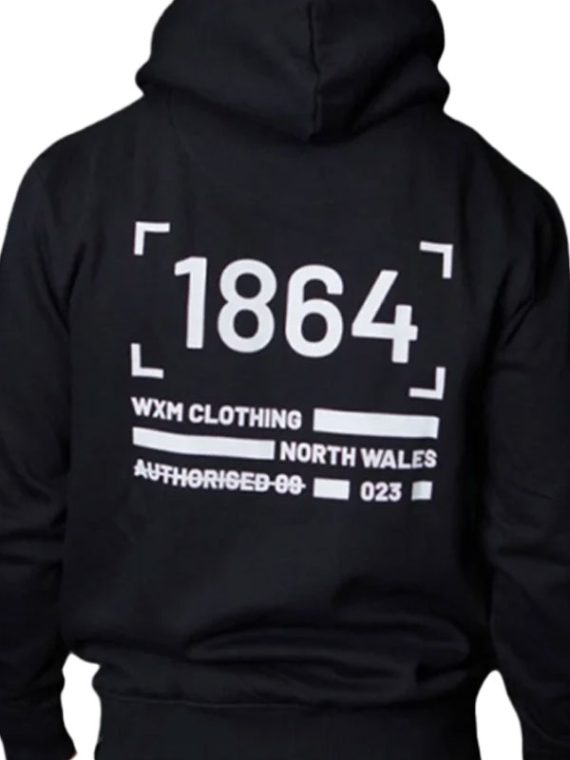 1864 Black Fleece Pullover Hoodie