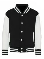 BRACHA Youth Black White Varsity Jacket