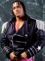 Bret Hart The Hitman Black Leather Zipper Jacket