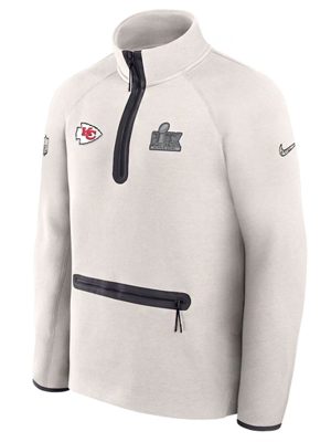 Chiefs Super Bowl LIX White Tech Jacket