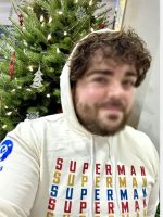 DC Superman White Fleece Pullover Hoodie