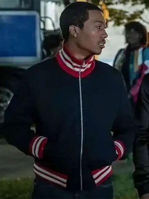 Demetrius Flenory Jr Blue Bomber Jacket