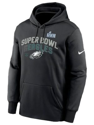 Eagles Super Bowl Black Pullover Hoodie