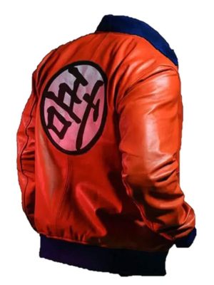 goku-dragon-ball-orange-leather-jacket-1