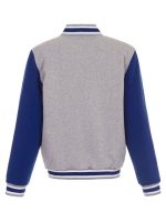 Golden State Warriors Gray Blue Varsity Jacket