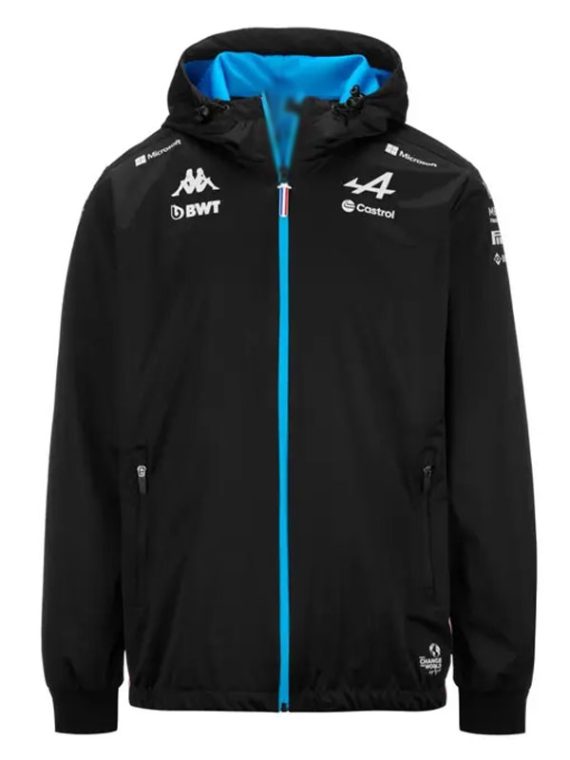 GP Alpine F1 Team Black Hooded Jacket