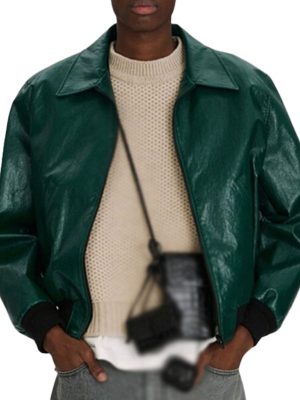 grasse-vintage-green-leather-bomber-jacket-1