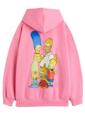 homer-simpson-pink-fleece-pullover-hoodie-1