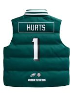 Jalen Hurts Philadelphia Eagles Green Puffer Vest