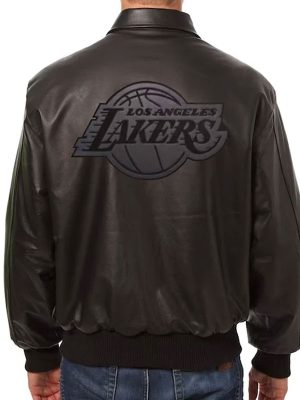 los-angeles-lakers-black-tonal-leather-jacket-1