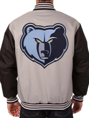 memphis-grizzlies-poly-twill-gray-black-varsity-jacket-1