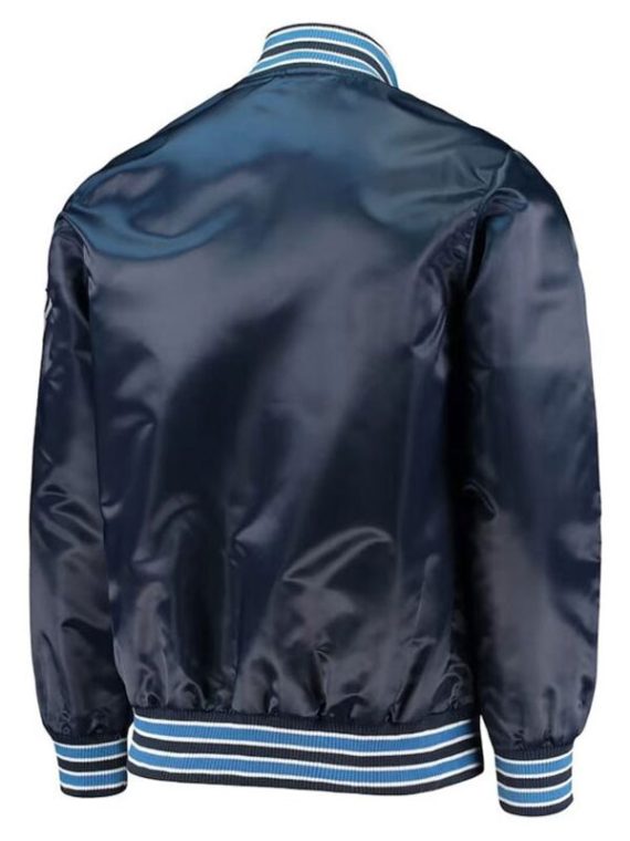 Memphis Grizzlies The Diamond Classic Blue Satin Jacket
