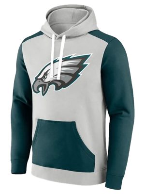 Philadelphia Eagles Green Grey Pullover Hoodie