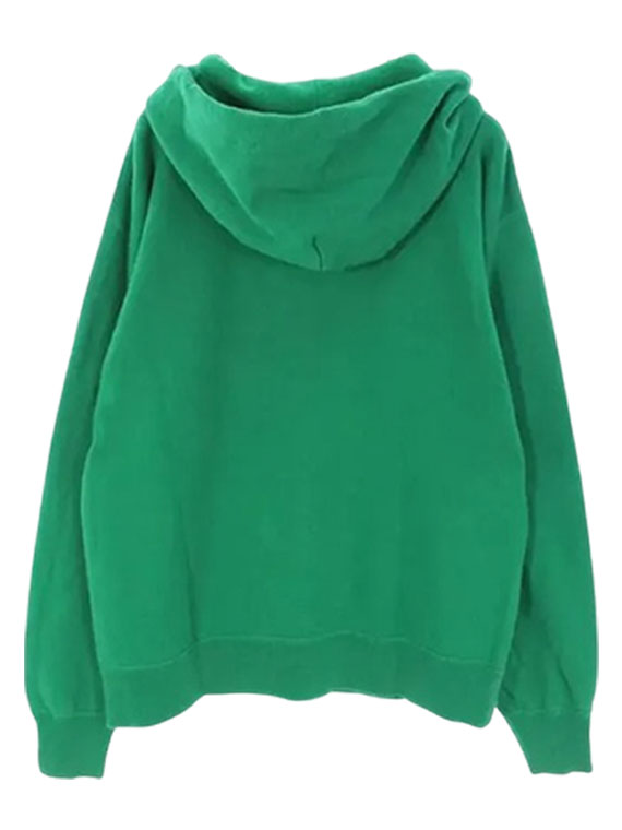 Saint Michael Green Fleece pullover Hoodie