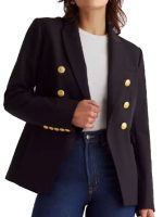 Scuba Captain's Convertible Black Suiting Blazer