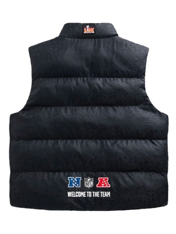 Super Bowl LIX Black Puffer Vest