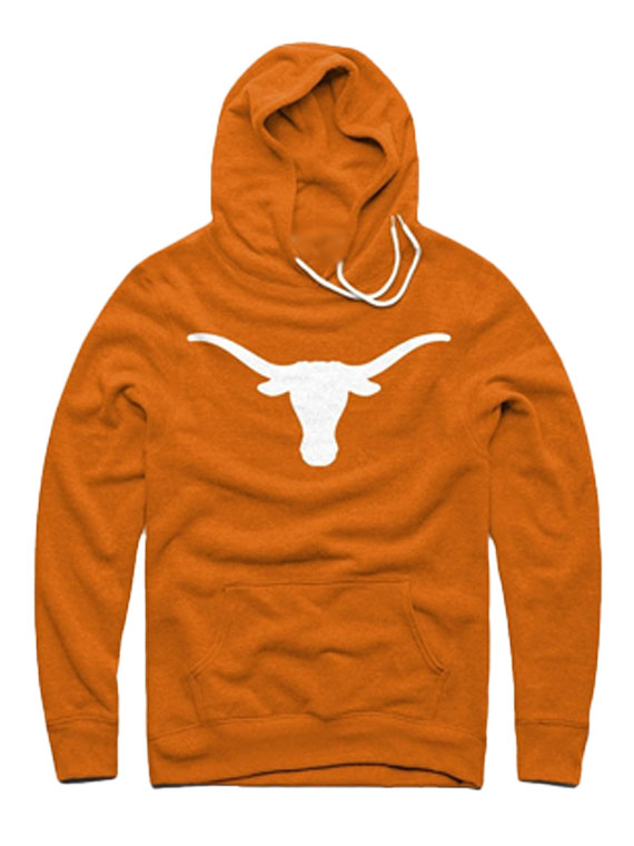 Texas Longhorns Brown Fleece Pullover Hoodie