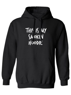 This Is My Smokin Black Pullover Hoodie