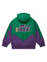 Utah Jazz Retro Green Purple Hooded Jacket