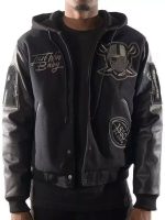 Vintage 1960 Las Vegas Raiders Black Varsity Hooded Jacket