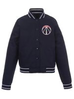 Washington Wizards Blue Poly Twill Jacket