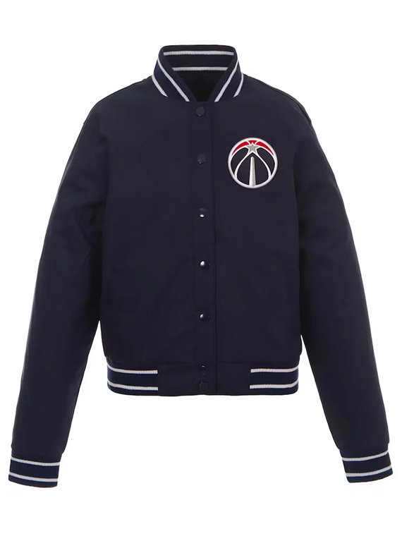 Washington Wizards Blue Poly Twill Jacket
