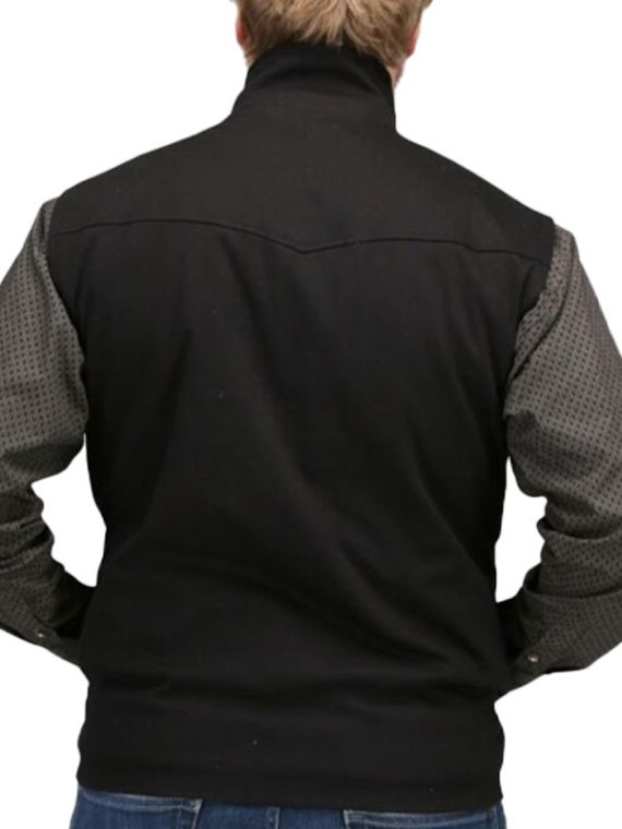 Yellowstone Dutton Ranch Black Cotton Vest