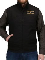 Yellowstone Dutton Ranch Black Cotton Vest